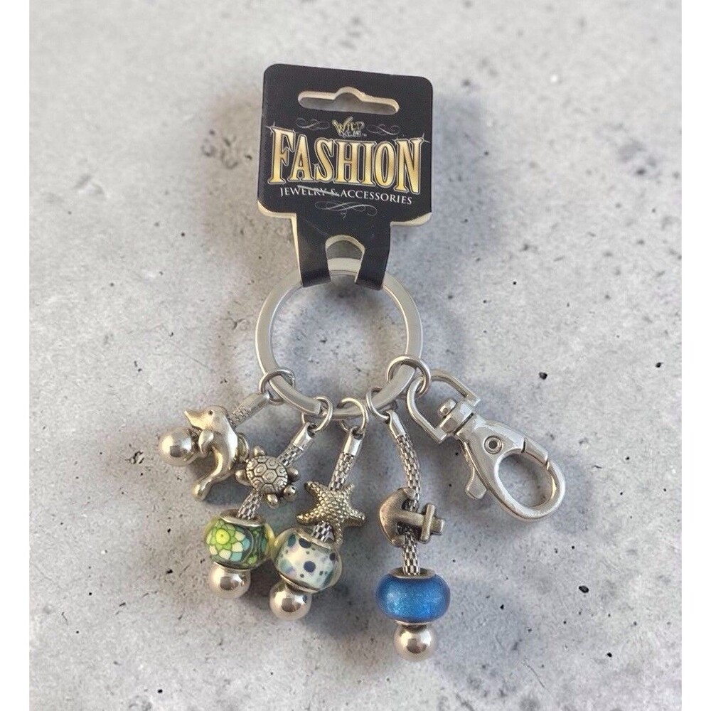 Nautical Charm Keychain, Size 3 Inches, New With Tags